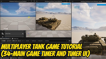 Multiplayer Tank Game Tutorial (34-Main Game Timer and Timer UI)