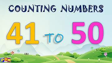 counting numbers 41 to 50 in English | counting numbers for kids | counting numbers 41-50 | Reading