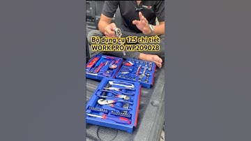 Bộ dụng cụ đa năng 125 chi tiết WORKPRO WP209028 giá rẻ - chất lượng! #dungcuso #workpro #xuhướng