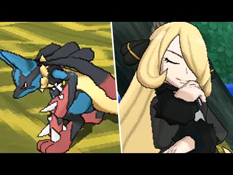 Pokémon Sun and Moon - Cynthia Battle (Battle Tree) - YouTube