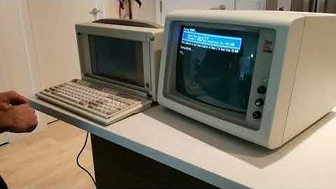 Compaq Portable III CGA external