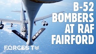 What Are These Bombers Doing At RAF Fairford? • B-52 STRATOFORTRESS | Forces TV
