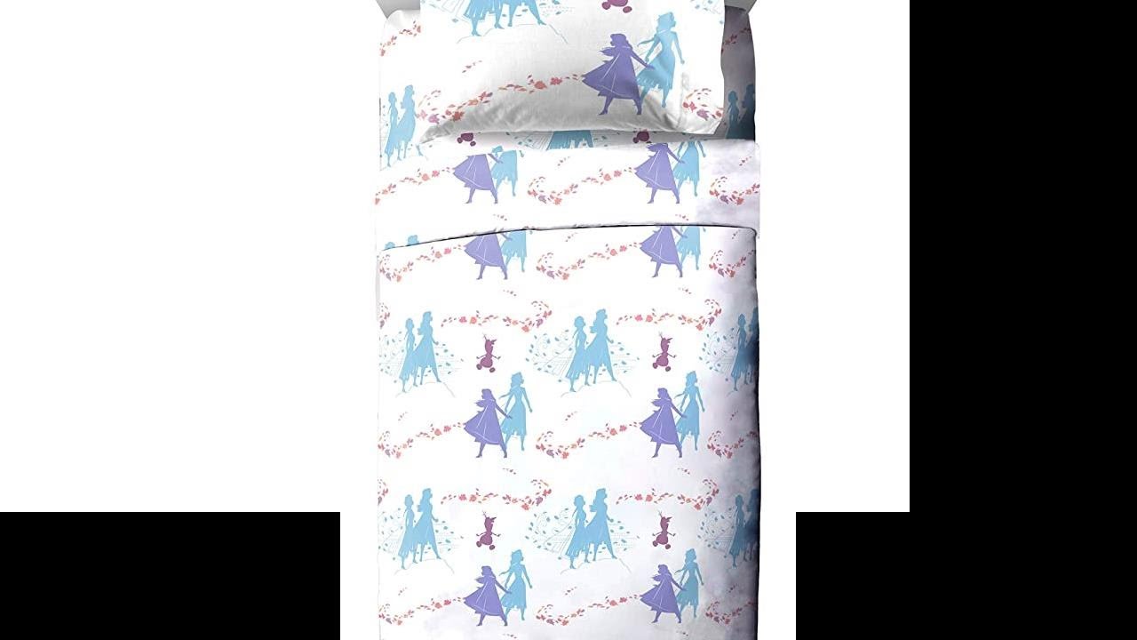Jay Franco Disney Frozen 2 Sister Dots 4 Piece Full Sheet Set