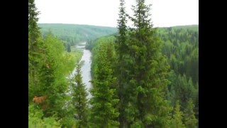 Дорога на Басеги… река Вижай, пос.Пашия. Северный Урал.
