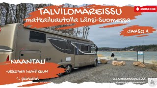 Talvilomareissu matkailuautolla Länsi-Suomessa jakso 4 -Naantali