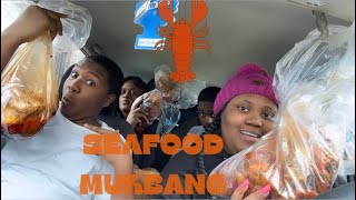 SEAFOOD MUKBANG WITH MY SIBLINGS !! (HILARIOUS)