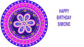 Simione   Indian Designs - Happy Birthday