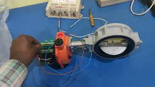 Kitz Make Motorized butterfly valve with Belimo Make Electrical Actuator SY1-230-3-T+10XJMEA