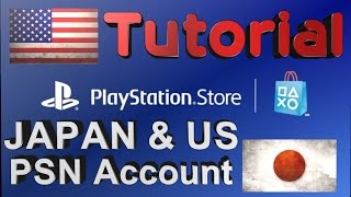 How to play Japanese PSN games on EU/US PSN Account [PS4 Tutorial] 1080p HD  