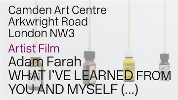 Adam Farah on their exhibition at Camden Art Centre, 2021