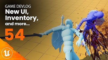 Devlog 54 - New UI, Inventory, Dialogue and a ton of refactoring in UE5