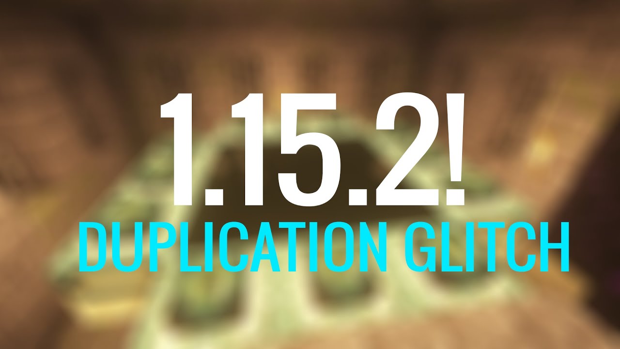 [April Fools] Minecraft 1.15.2 Dupilcation Glitch 2020