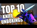 The Top 10 Most Expensive CSGO Knife Unboxing Videos!! | TDM_Heyzeus