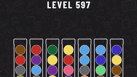 Ball Sort Puzzle Level 597 #ballsortpuzzle #ballsortpuzzlegameplay #puzzlegame #mobilegames