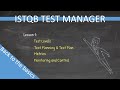 ISTQB Test Manager - Back to the basics - Lesson 1 (Old version)