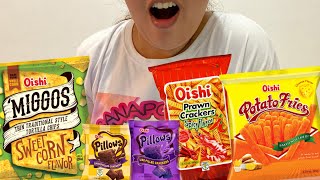 oishi snacks mukbang (TWICExOISHI) by SANA POTTER 549 views 5 months ago 7 minutes, 41 seconds