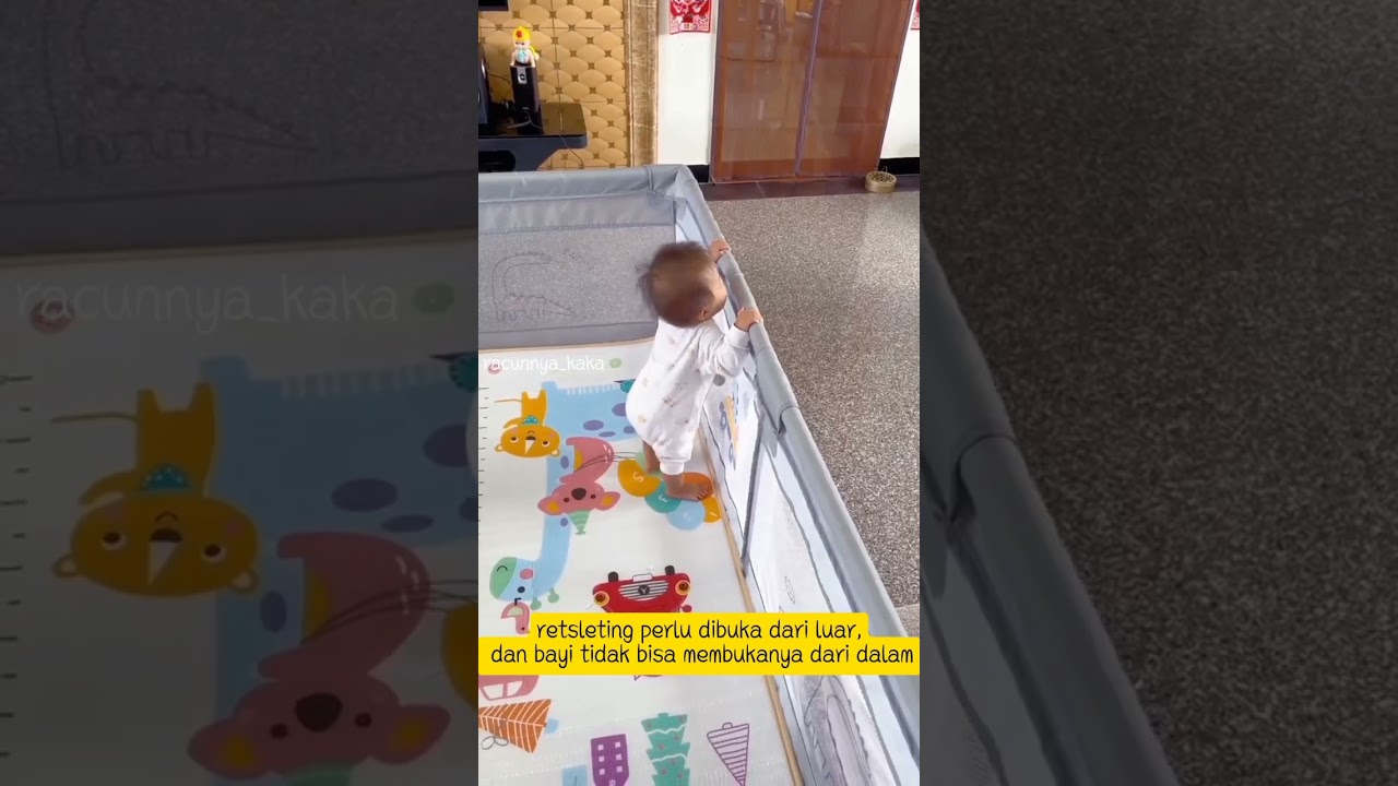 533.23 Pagar pengaman bayi untuk bermain/duduk dan belajar jalan 