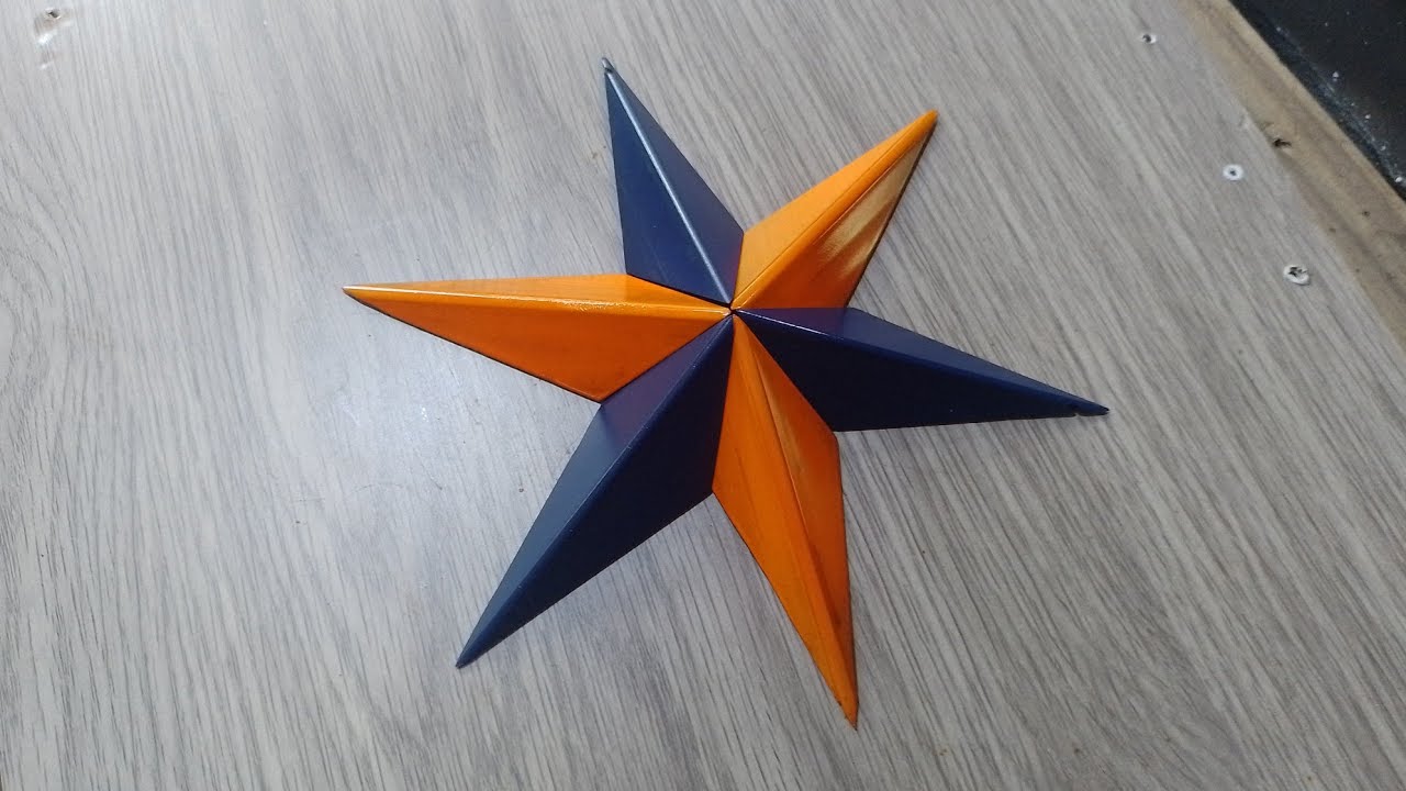 how to make steel star - YouTube