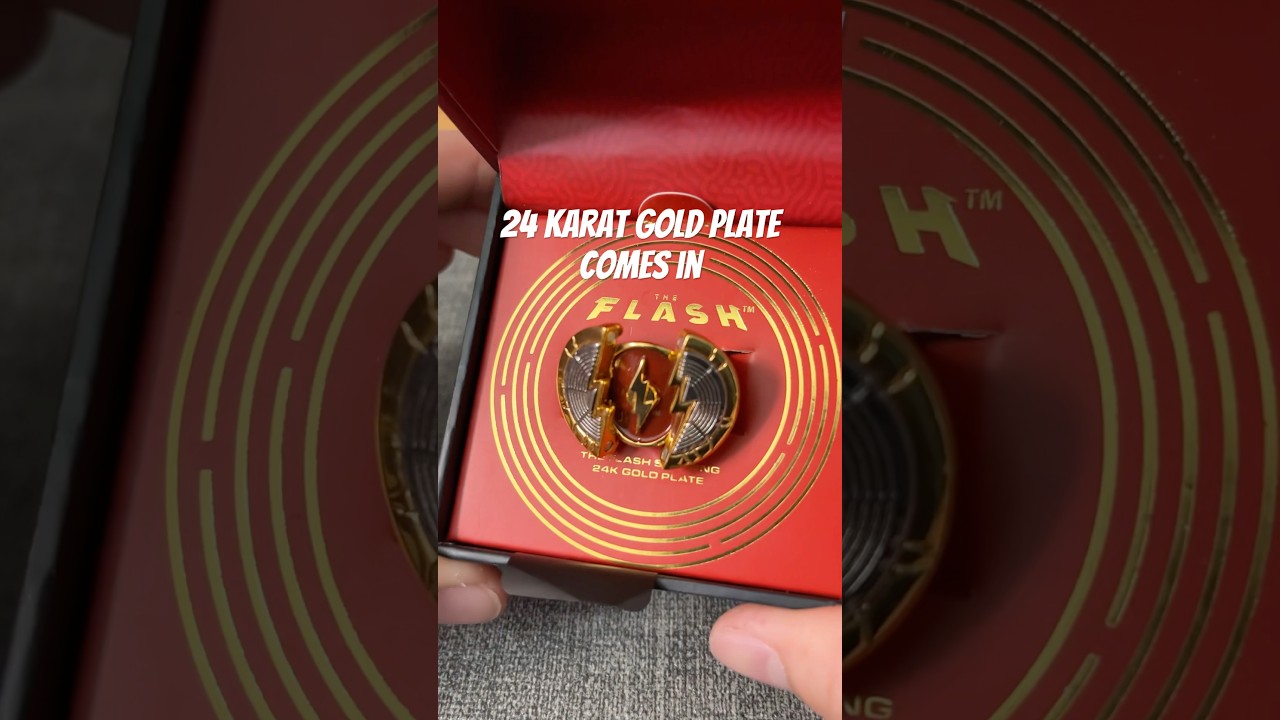 24k Gold Plated Flash Ring 