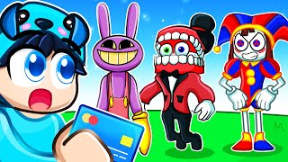 The Amazing Digital Circus Tycoon in Roblox With Pomni and Caine! With Crazy Fan Girl!
