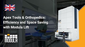 Apex Tools & Orthopedics: Efficiency and Space Saving with Modula Lift