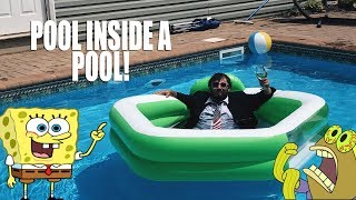 Putting A Pool Inside A Pool Bringing Spongebob Squarepants Scene To Life