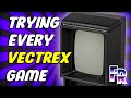 Vectrex 1982 library  trying all 29 games