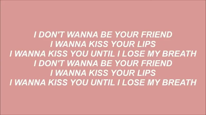 girl in red - i wanna be your girlfriend - Lyrics