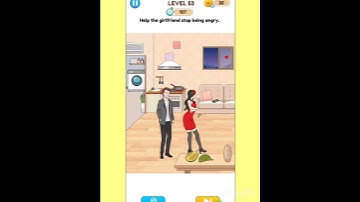 Annoying puzzle game level 53 help the girlfriend stop being angry #tricky puzzle  #youtubeshorts