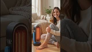 Instant cozy warmth — 1500W ceramic QuickHeat heater #shorts