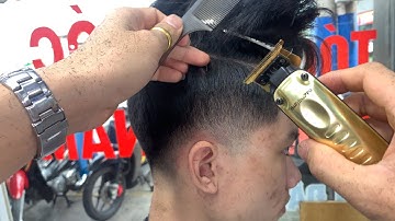 Hướng Dẫn Cắt Tóc side part Theo Cách Đơn Giản,Khiêm Tóc Nam