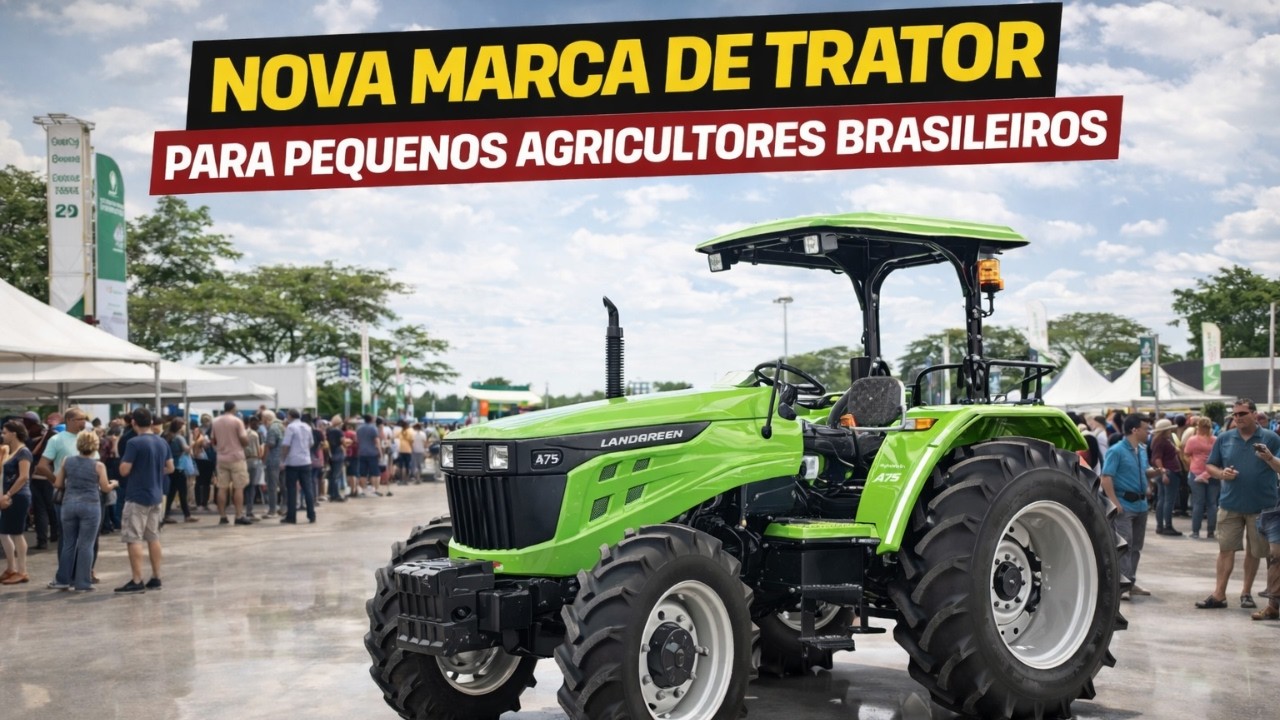 TRATOR PARA PEQUENOS AGRICULTORES CHEGA NO BRASIL PARA DERRUBAR OS PREÇOS, É BARATO E NAO QUEBRA