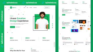 Portfolio Website using Tailwind CSS | Tailwind CSS Tutorial
