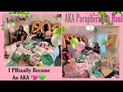 IM BACK!!! | I  PHinally BECAME AN AKA??| AKA GIFT OPENING| AKA PARAPHERNALIA HAUL✨