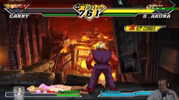 Capcom Vs SNK 2 Hidden Boss Shin Akuma Vs Cammy