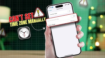 How to Fix "This Time Zone Cannot Be Set Manually" on iPhone | Troubleshoot iPhone Time Zone Issues
