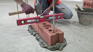 MyIB Tutorial - Wall Joint (Without Column) - MyIB Compressed Interlocking Bricks