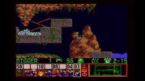 Lemmings (SNES) Mayhem 6: One way or another