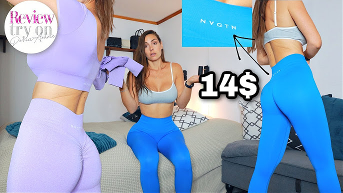 CELER LEGGINGS & SPORTS BRA - Alphalete dupes - Review Try on Haul