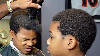 😱KID HAIRCUT TRANSFORMATION😱 HIGH FADE TUTORIAL HD!