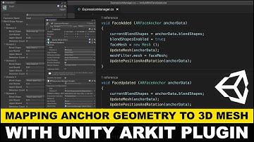 Unity3d ARKit Face Tracking and generating a 3D to map to face geometry