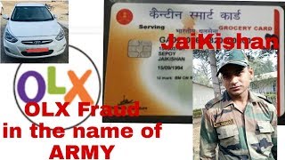 OLX Fraud| OLX Army man|Jaikishan