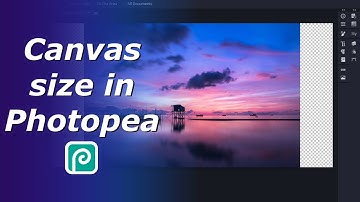 Change canvas size in Photopea | Canvas aspect ratio settings in Photopea