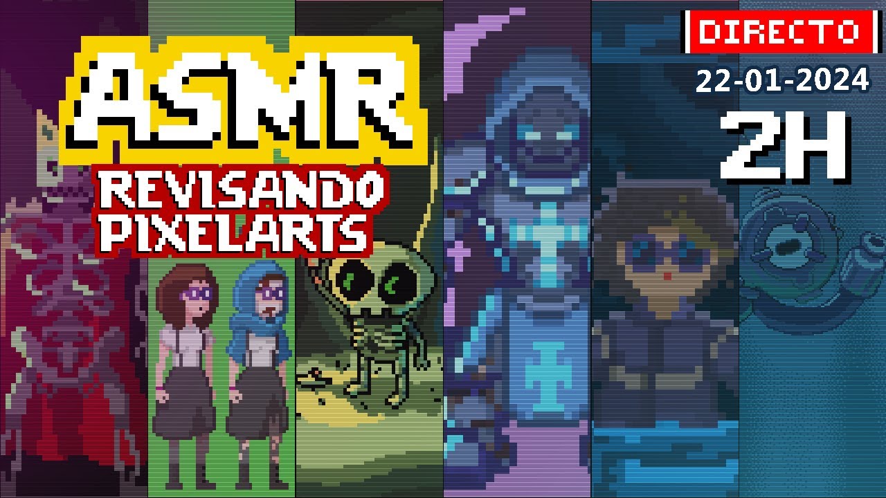 Únete a Nuestra Noche de Pixel Art y ASMR: Revisión Comunitaria en Vivo[DIRECTO 22/01/2024] 🌟