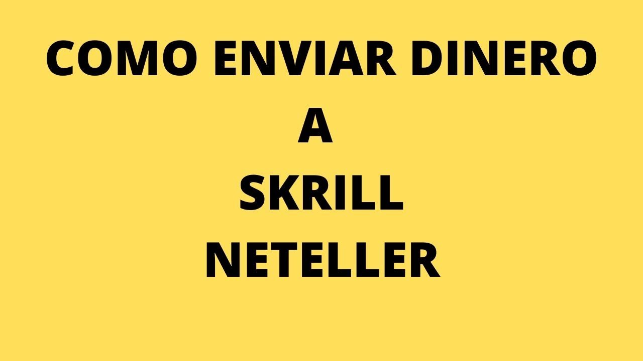 Pasar Dinero De Paypal A Skrill