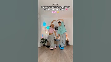 Shimmer and shine dance! 🩷🩵✨ WE NEED TO KNOW! 🤔🥹 #nostalgia | CadelandMia 🥰 #shorts #couple