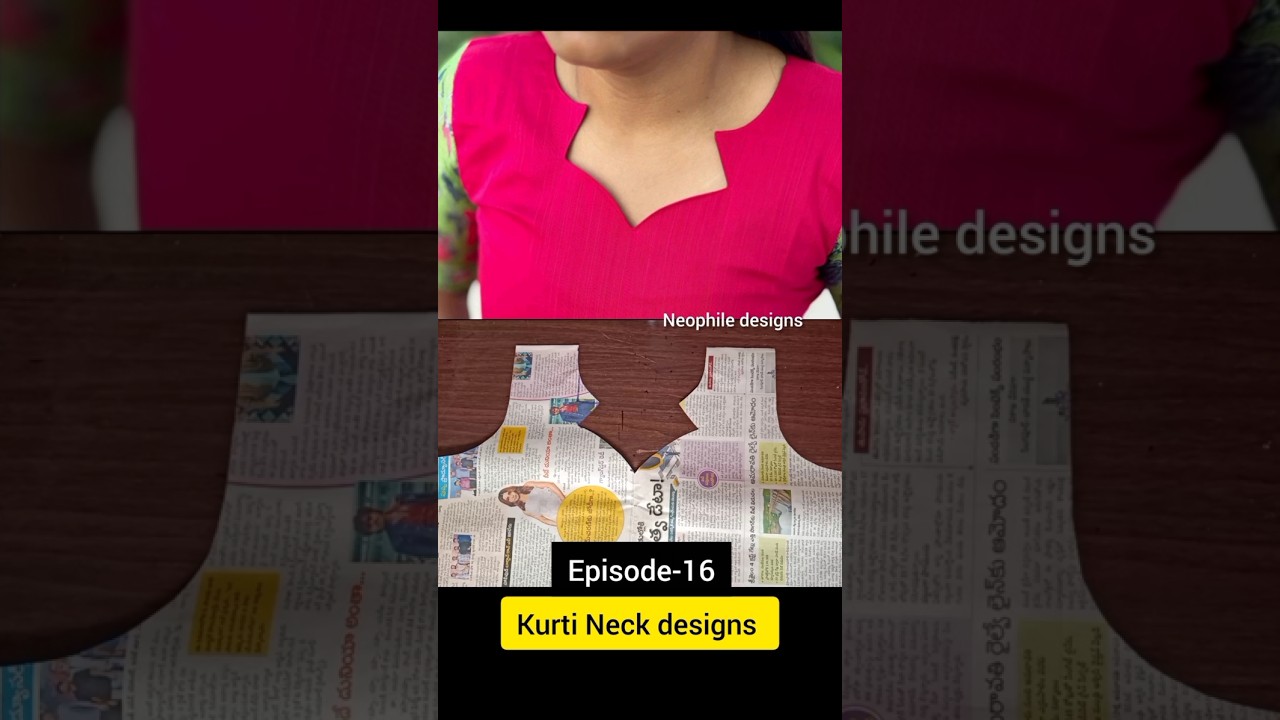 Episode-16 Kurti Neck designs || By Neophile 