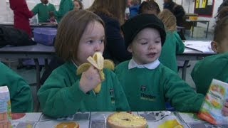 Feeding hungry kids in England during recession