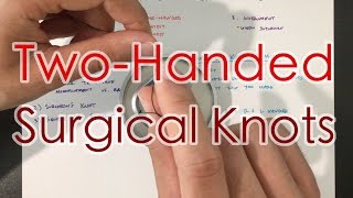 How to Tie Surgical Knots: One-Handed, Two-Handed Suture Tying, Instrument Ties [1/4]