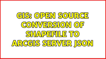 GIS: Open source conversion of shapefile to ArcGIS Server JSON (2 Solutions!!)